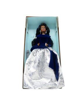 Mattel African-American Barbie Winter Velvet Avon Doll 90s Vintage